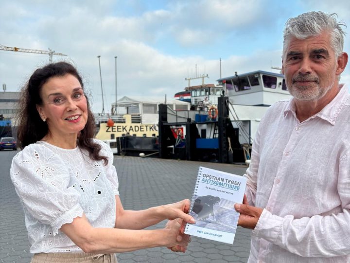 Rob Oudkerk en Geke van der Sloot bundelen krachten tegen antisemitisme